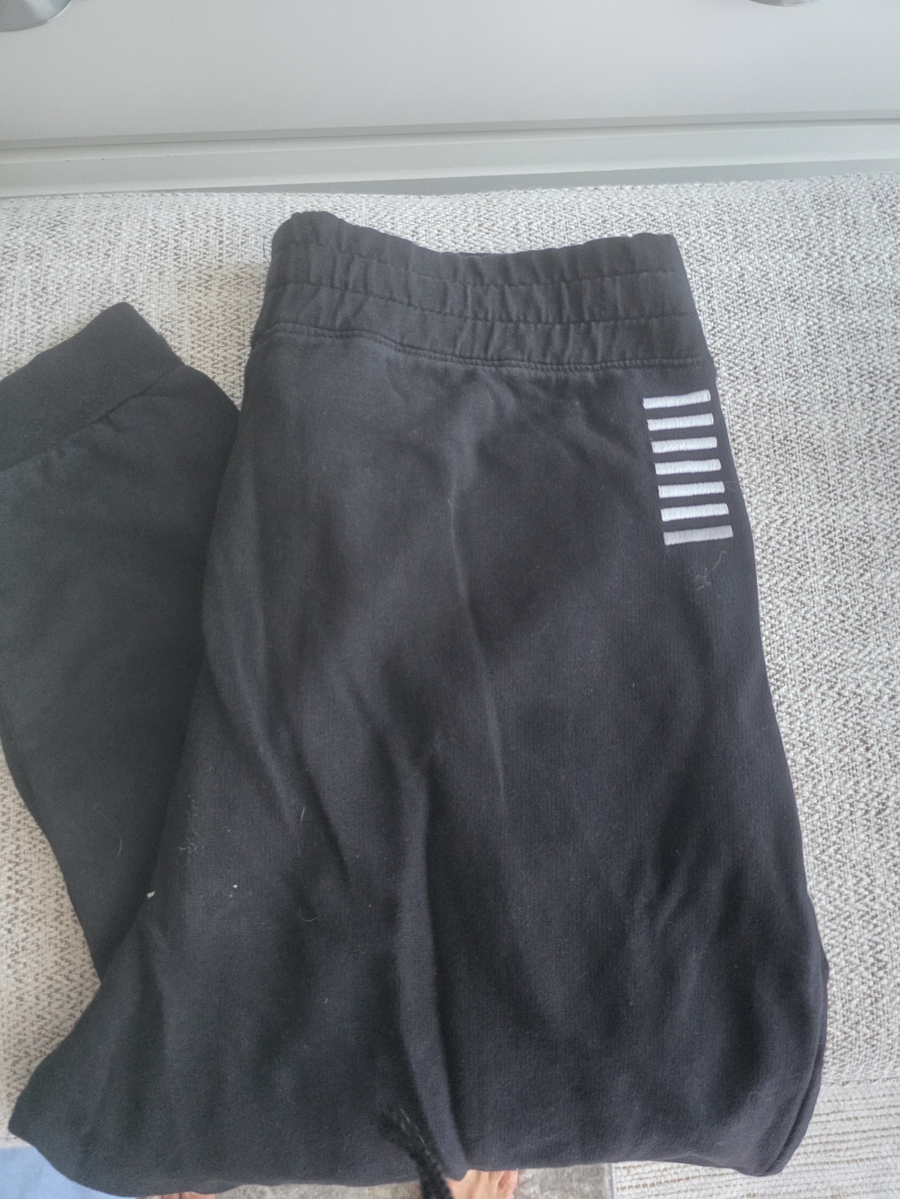 Emporio Armani EA7 Men's Black Jogger Pants - Picture 3 of 13